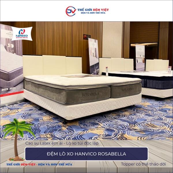 Đệm lò xo Hanvico Rosabella 3